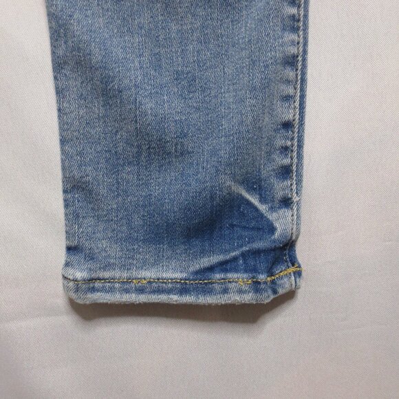 NWT GAP youth JEANS denim SKINNY blue STRETCH adjustable DISTRESSED SIZE 10 - Picture 2 of 13